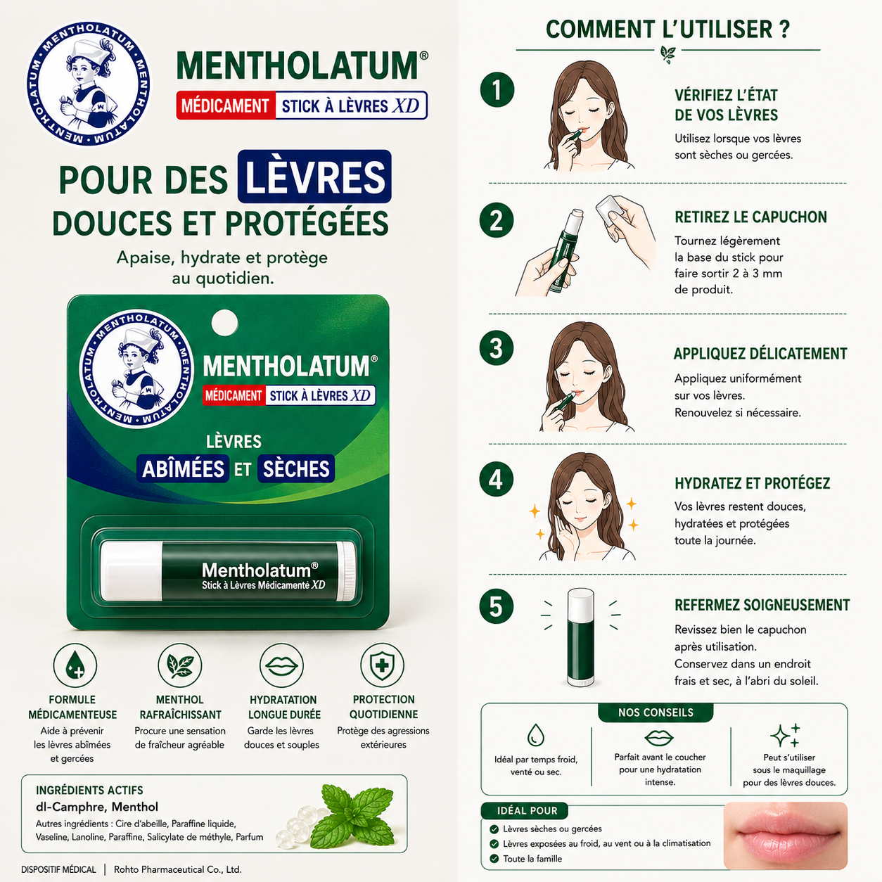 Rhoto Mentholatum Lip Stick XD – Jbeauty Skincare