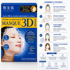 Hadabisei 3D Facial Mask Anti-Aging Brightening